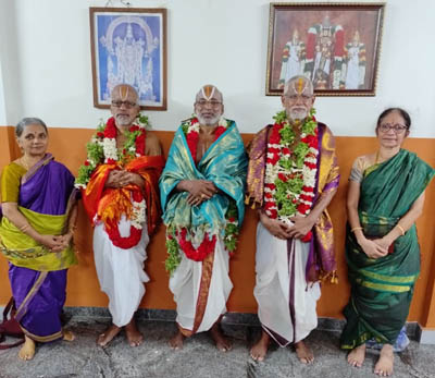 Tirupati Scholars honoured in Parakala Mutt